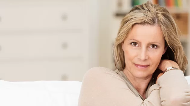 Ecografia transvaginale fotografa l'apparato genitale femminile