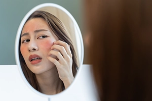 Come gestire la rosacea