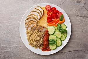 Malnutrizione negli anziani - Piatto di Harvard